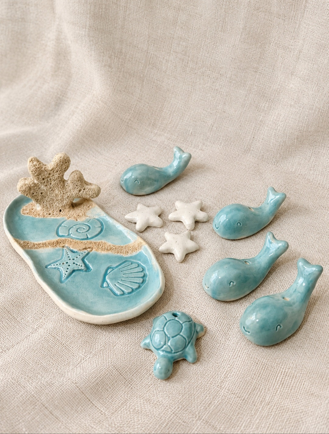 Coral Jewellery Dish