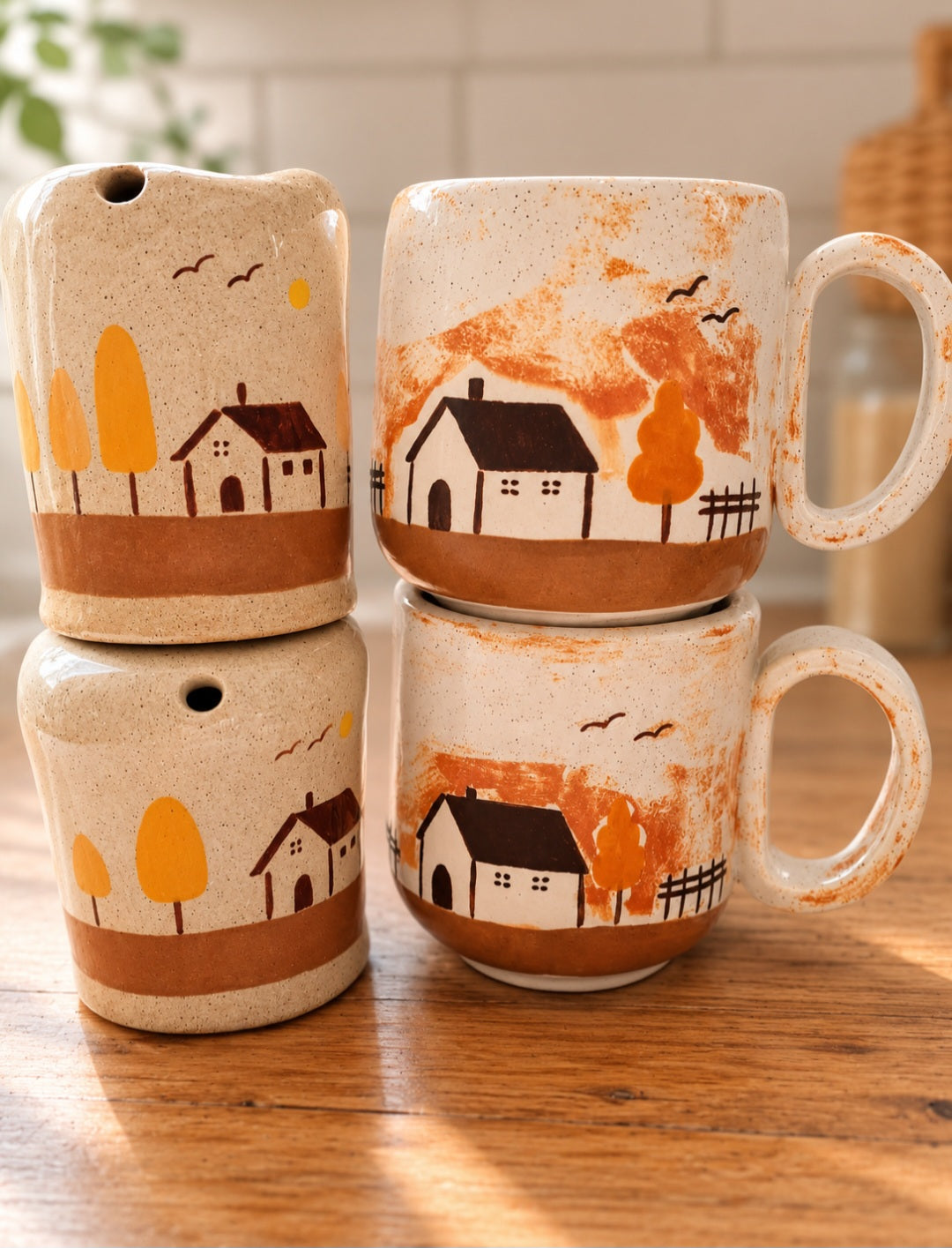 A season at home large mug