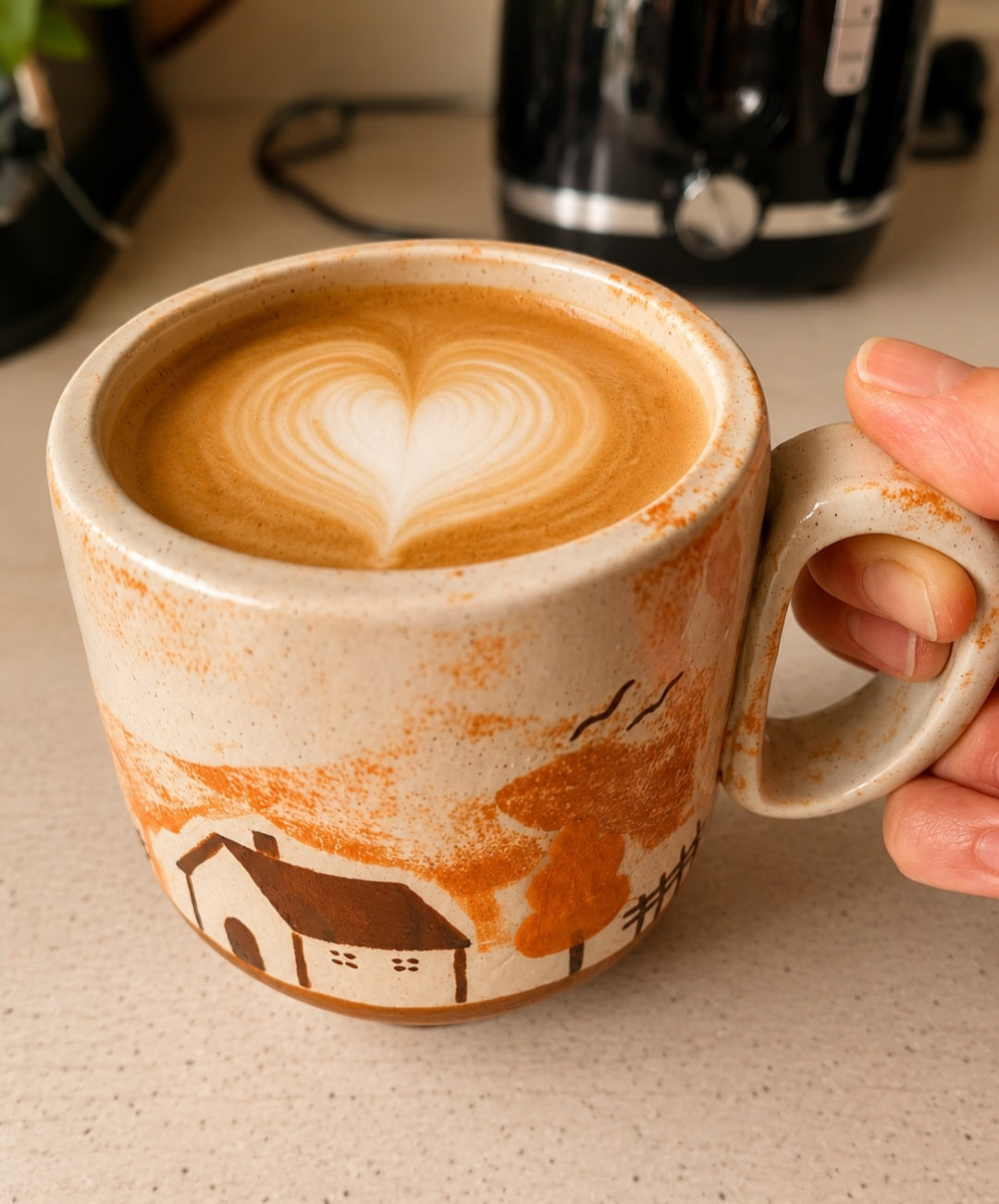 A season at home large mug