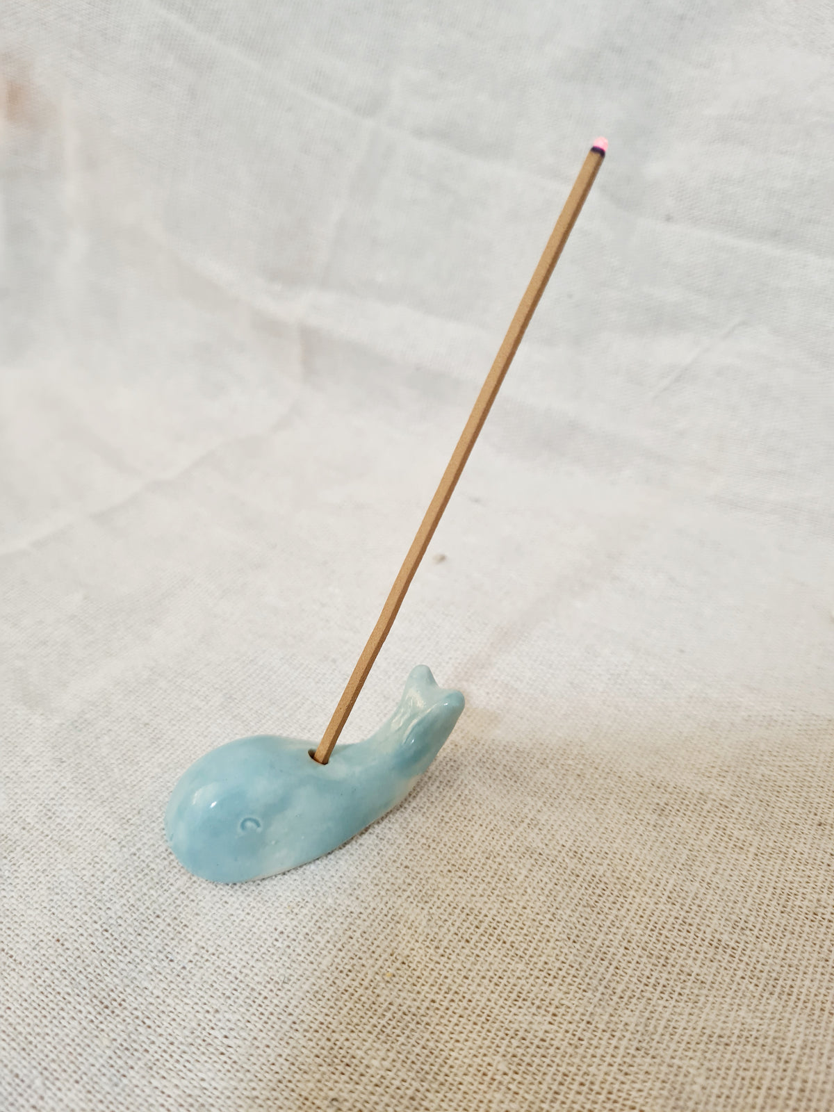 Whale incense holder